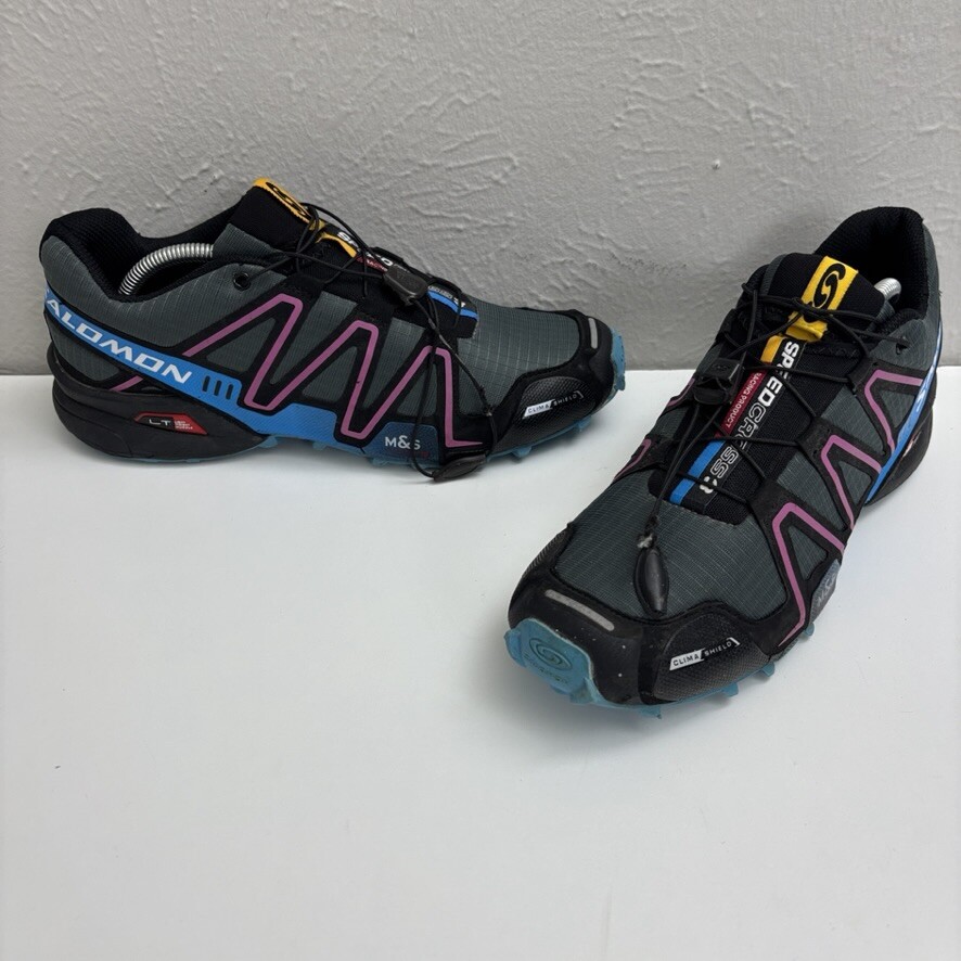 Salomon Speedcross 3 Sportstyle Shoes Women’s Size 11 Grey/Pink- No Insoles