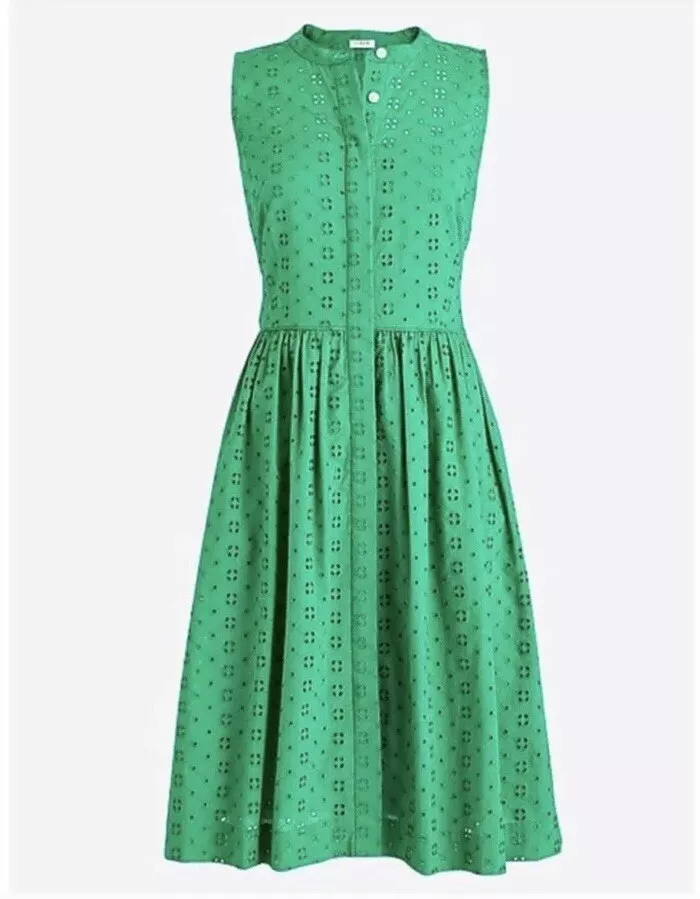 J crew eyelet clearance shirtdress