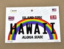 USA Hawaï État Aloha Autocollant 8 Cm Style Plaque D'Immatriculation
