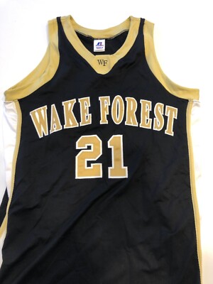 Game Worn Used Wake Forest Demon Deacons Nike Basketball Jersey