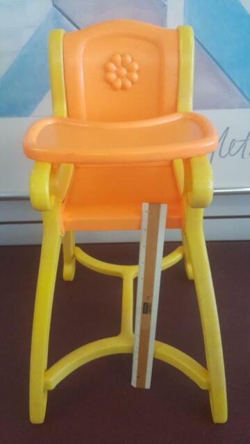 high chair orange