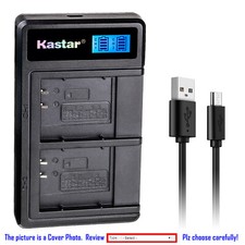 Kastar Battery LCD Dual Charger for Olympus Li-50B LI-50C SZ-30MR SZ-31MR iHS