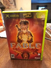 Fable 1 (2004) Black Label Original Microsoft Xbox - Complete w/ Manual 
