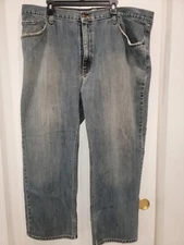 Signature Levi Strauss Jeans Mens 44x30 Bootcut Blue Denim Medium Wash Jeans