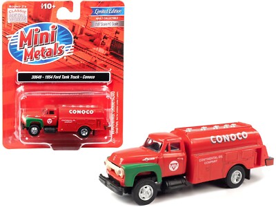 Classic Metal Works HO Mini Metals Conoco 1954 ford oil Tanker