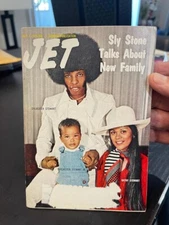 JET MAGAZINE with SLY STONE on the cover 1974  SOUL R&B FUNK   BLACK AMERICANA