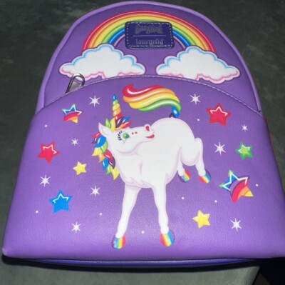 Loungefly Lisa Frank Rainbow Unicorn Mini Backpack. New W  display picture 2