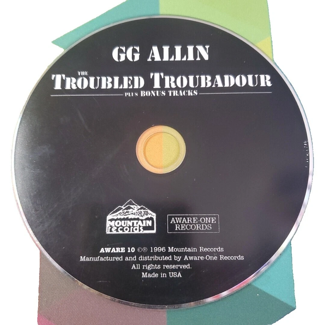 CD de música pop G.G. ALLIN