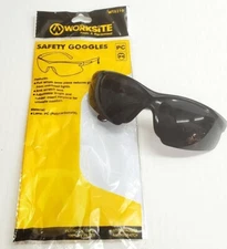 Worksite Safety Goggles Glasses Anti Scratch 100% UV Filter Polycarbonate NEW 