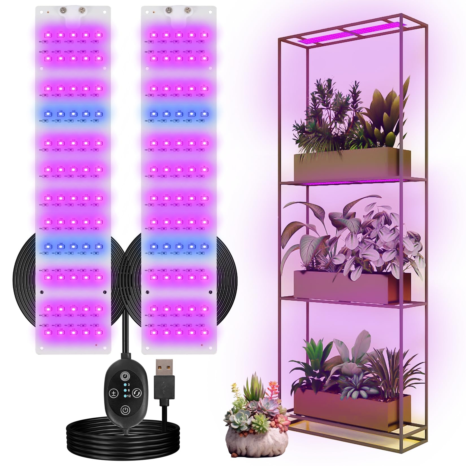 With Timer For Plant Growth