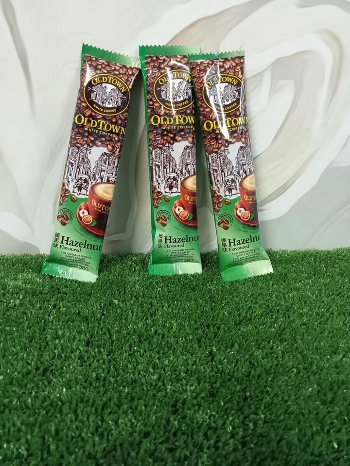 1 X Old Town 3 en 1 Instantáneo Avellana Blanco Café 15 Palitos x 38g + ENVÍO GRATUITO Foto 3 de 3