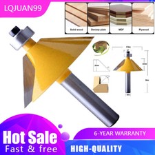 45Degree Chamfer Bevel Edge Bit With 8mm ShankWoodworking Carbide Tipped Cutter