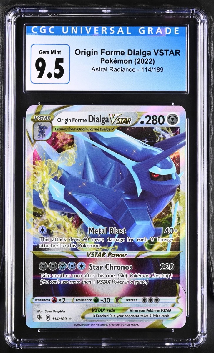 PSA9 オリジンディアルガV SR ORIGIN FORME DIALGA V Origin Forme Dialga V 2022 Sword & Shield: Astral Radiance