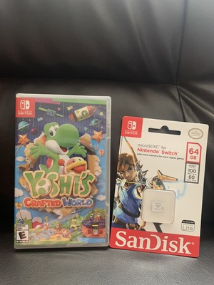 Yoshi's Crafted World NINTENDO SWITCH BRAND NEW FACTORY SEALED With Memory Card