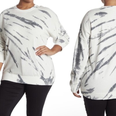 New Threads 4 Thought Cathy Firecracker Tie Dye Crew Neck Sweatshirt Size Small