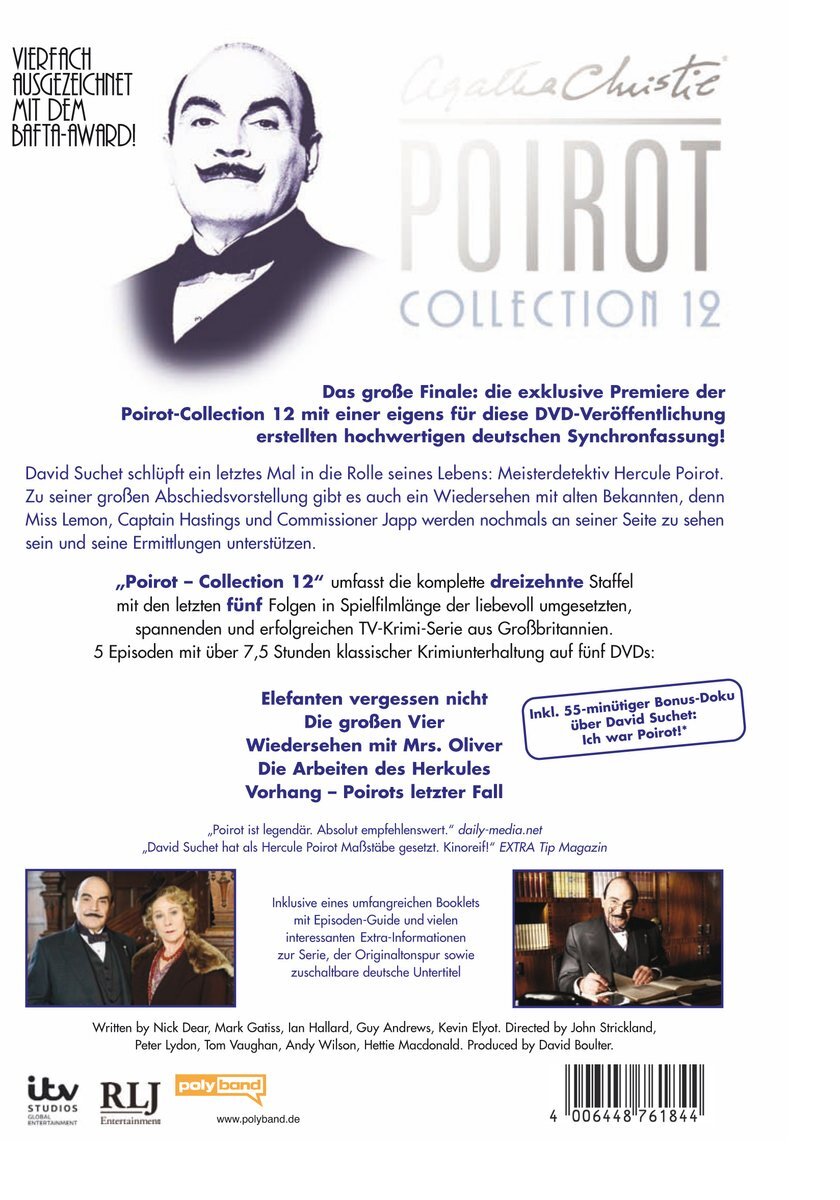 Thumbnail - Agatha Christie - Poirot Collection 12 (dvd) David Suchet