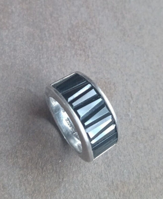 Belle bague argent  pierres dures Twice As Nice Belgique T50