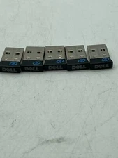 Lot of 5 Dell DGRFEO USB Wireless KB/Mouse Receiver Dongle KM636 KM714 KM717