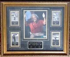ARNOLD PALMER Signed Masters 8x10 FRAMED PSA DNA Authenticated-1 Of A Kind