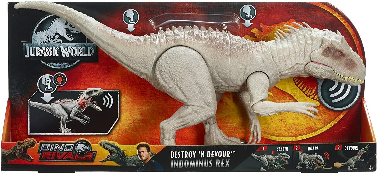 jurassic world chomping indominus rex toy