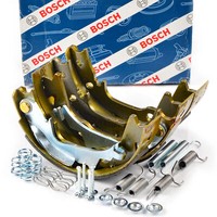 Bosch 0986487768 Bremsbacken + Federnsatz FüR Hyundai Getz Sonata 4 KIA Magentis