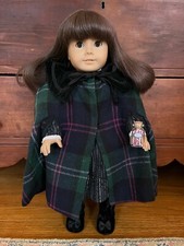 Pleasant Company American Girl Samantha Victorian Edwardian plaid cape coat