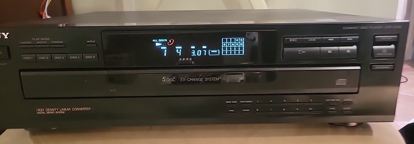 5-disc Compact Multi-disc Carousel Changer~tested🔥
