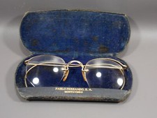 Antique B L Bausch Lomb 1/10 12K Gold Filled Eyeglasses 1930s