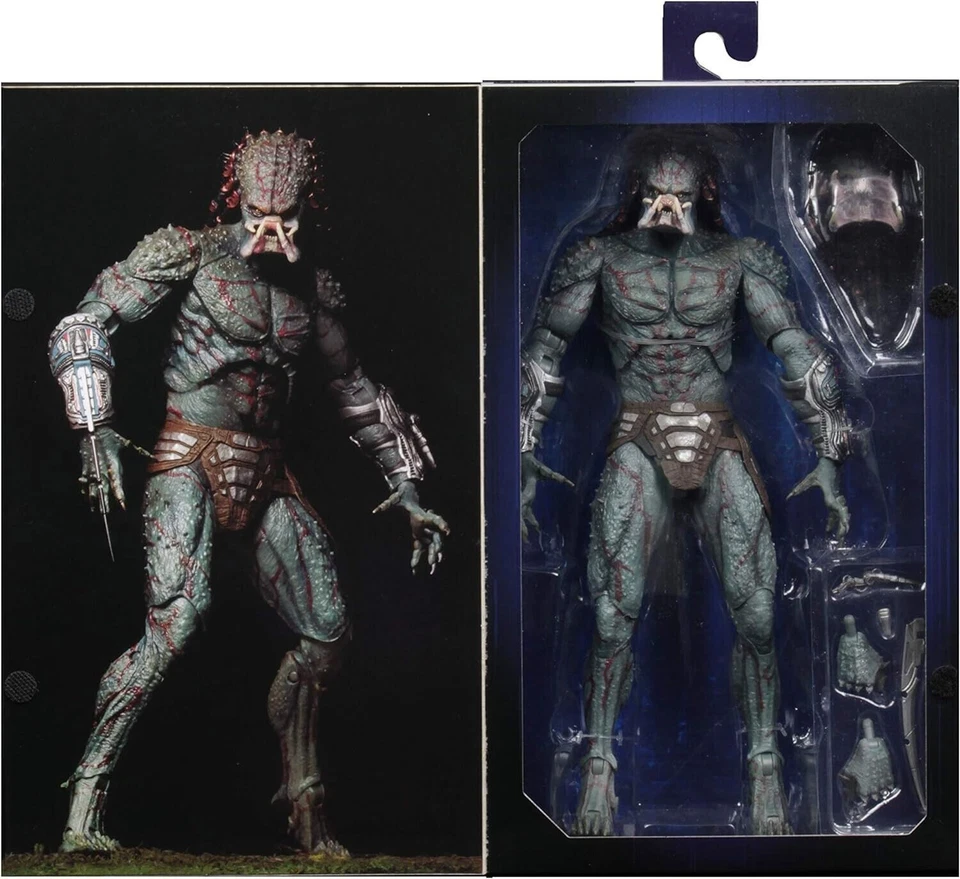 NECA Predator 7 Inch Action Figure 2018 Armored Assassin Predator Deluxe Toy - Image 4 of 4
