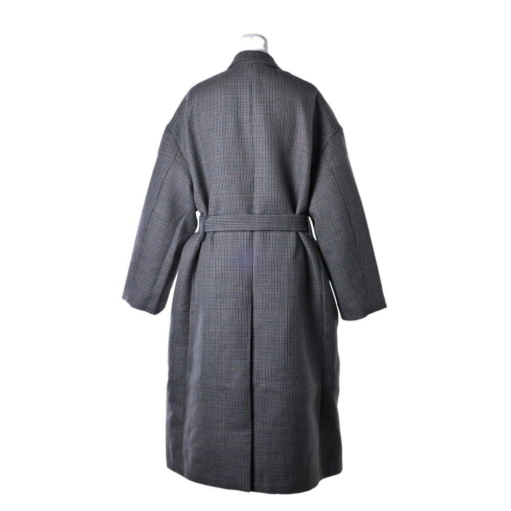 AURALEE】AURALEE Double Face Check Double Breasted Coat 0