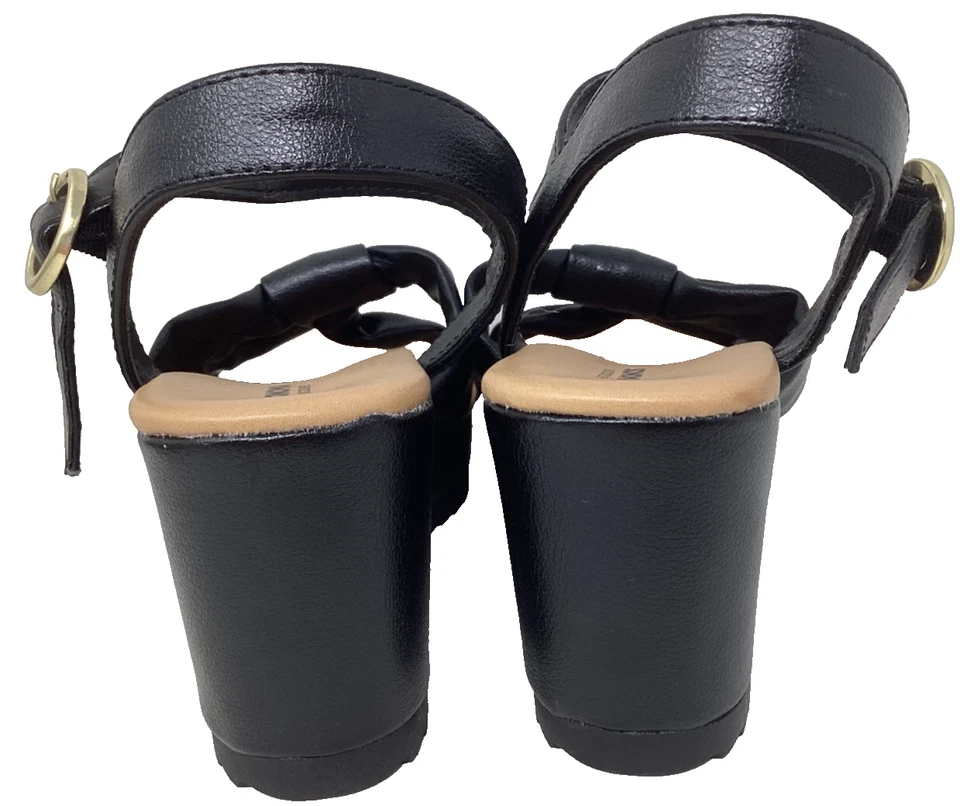 Sandalias de cuña de vestir negras cómodas Sonoma Zahra para mujer talla:10 70J Foto 3 de 4