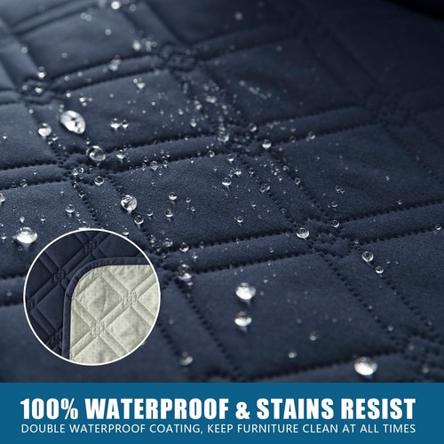 Waterproof non-slip sofa cover recliner 3 seats, furniture protection decoration - Picture 14 of 94