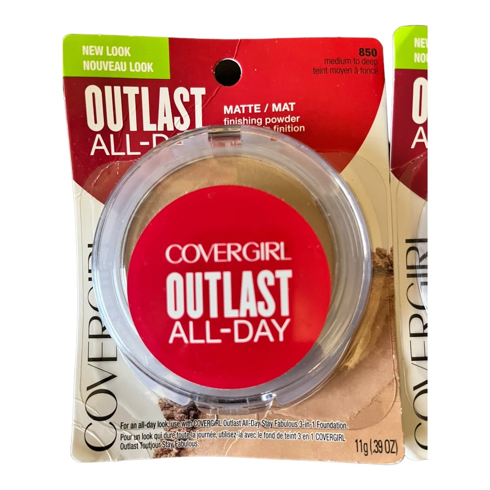 Lot of 2 CoverGirl Outlast All-Day Matte Finishing Powder 850 Medium to Deep - Image 2 of 4