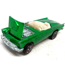 Hot Wheels Redline Classic 57 Bird 1968 Green White Interior Made In USA