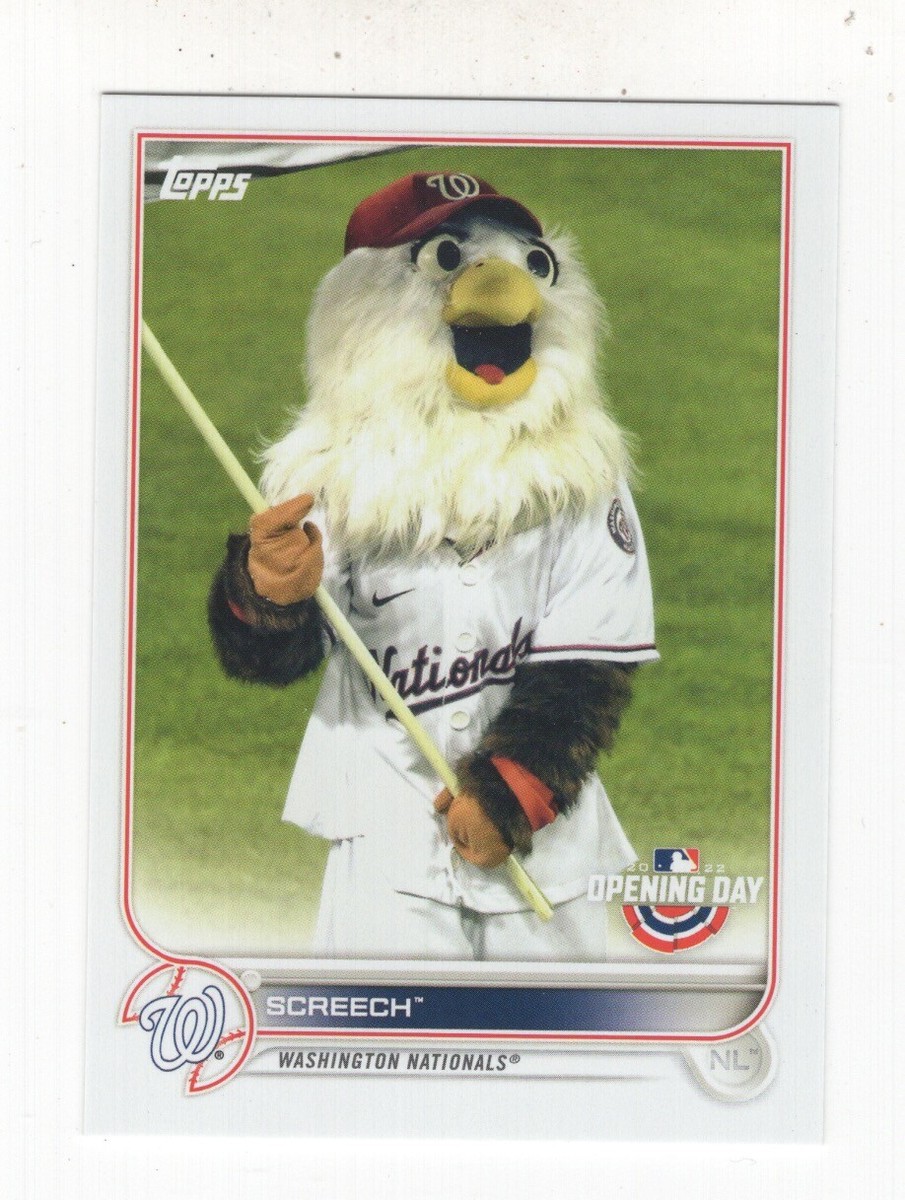 2022 TOPPS OPENING DAY BASEBALL MASCOTS BERNIE BREWER MILWAUKEE