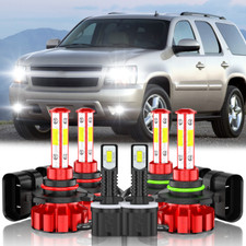 For Tahoe 2001-2006 - 6x Combo LED Headlight High Low Beam Fog Light Bulbs