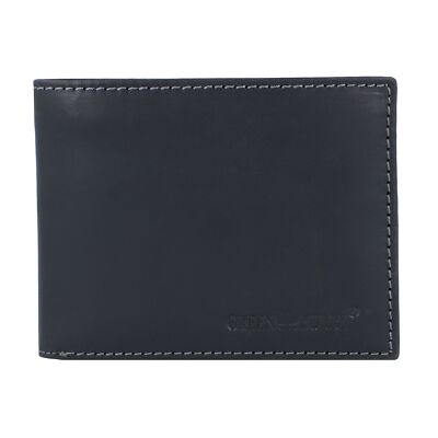 Greenburry Vintage Geldbörse RFID Leder 13cm #GB-GB-1705A-RFID (schwarz)