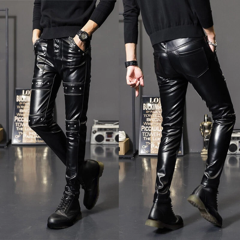 Leather pants on sale with studs