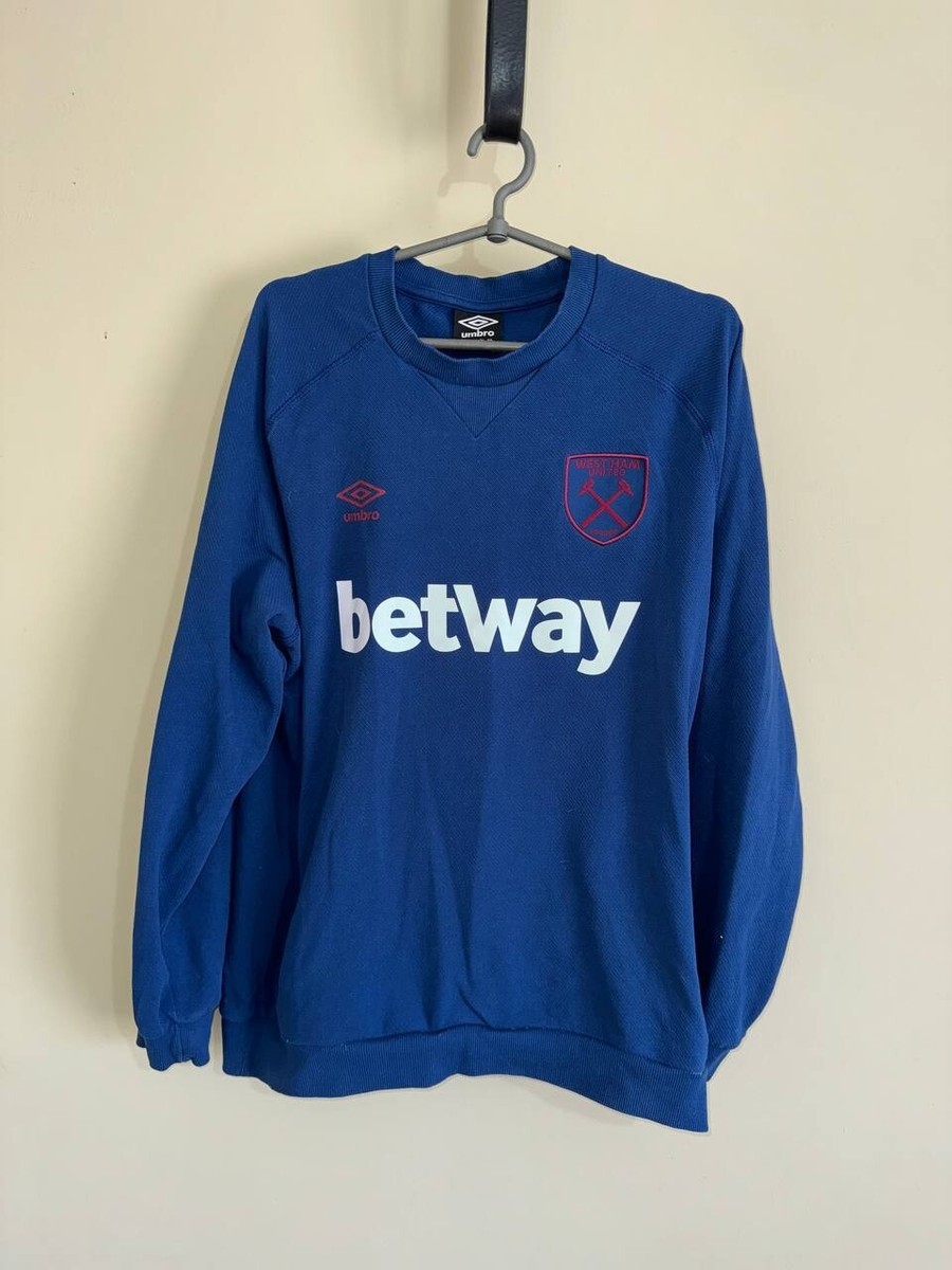 WEST HAM UNITED MENS TRAINING SWEATER JACKET UMBRO | eBay
