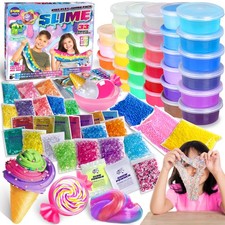 33 Cups Jumbo Slime Kit for Kids, FunKidz Premade Ultimate Slime Pack to DIY ...