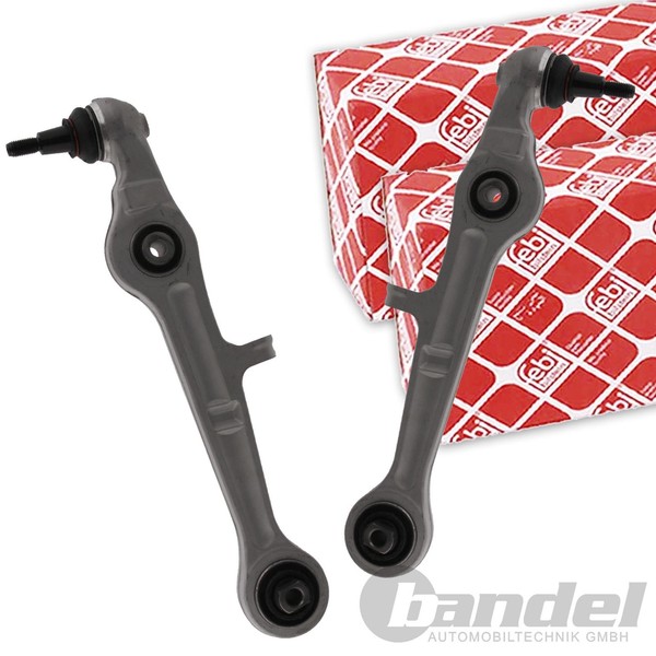 2X Febi Querlenker Vorne Liinks+Rechts Unten FüR Audi A4 (B6 B7) Seat Exeo-image