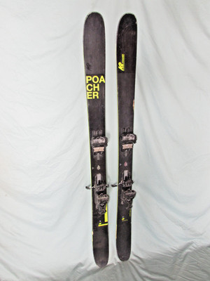 K2 POACHER All Mtn Freestyle skis 163cm with Tyrolia  Attack 13 DEMO bindings ~~