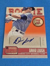 DAVID LOUGH 2013 PANINI AMERICA'S PASTIME BASE SET ROOKIE AUTOGRAPH CARD #261
