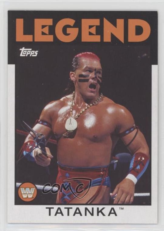 2016 Topps Heritage WWE Legend Tatanka #107 2u3