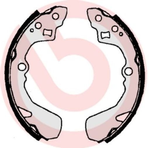 BREMBO Brake Shoes SUZUKI,SUBARU,DAIHATSU S 79 515 18030042,91171399,0449587707 Brake Shoe Set,Brake Lining 0449587707000,0449587708,0449587708000 - Image 7