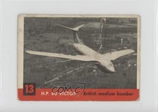 1956 Topps Jets Handley Page Victor #13 0e3