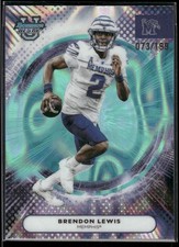 2025 Bowman University Best #96 Brendon Lewis Aqua Lava #/199