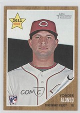 2011 Topps Heritage Yonder Alonso #309 0j2