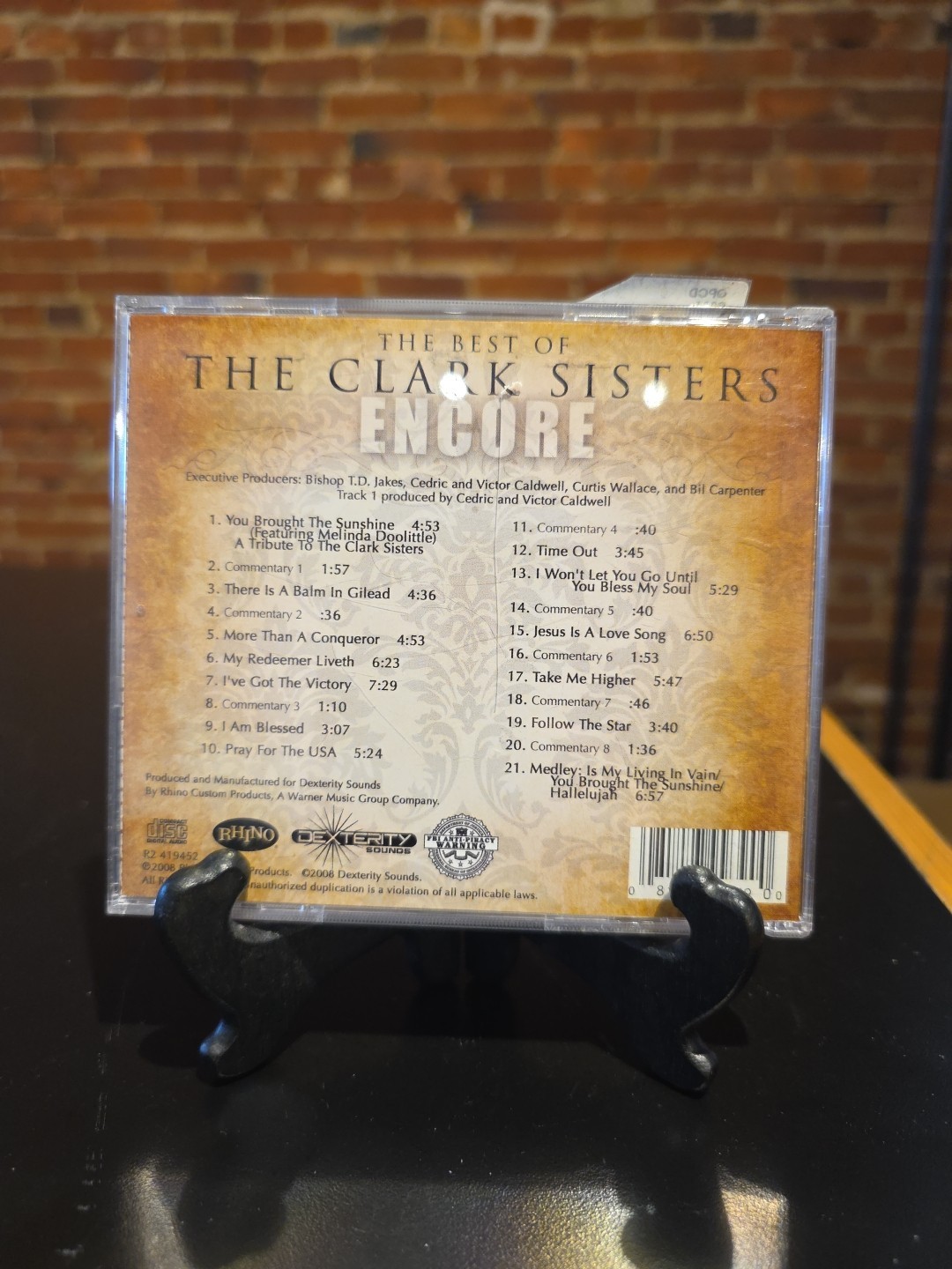 Encore The Clark Sisters audio cd