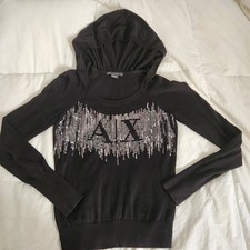 armani exchange Sweater Hoodie Women Size XS
